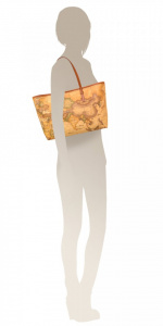 BORSA DONNA SHOPPING MAXI A SPALLA ALVIERO MARTINI PRIMA CLASSE - Img 4