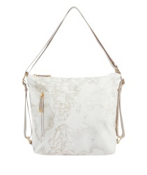 BORSA HOBO DOPPIA PORTABILITA' GEO SOFT WHITE ALVIERO MARTINI 1ᴬ CLASSE