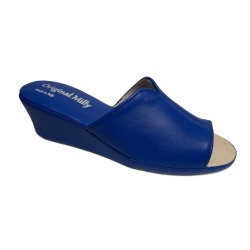 CIABATTA DONNA MILLY IN PELLE ARTIGIANALE MADE IN ITALY - Img 2