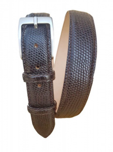 CINTURA UOMO 3,5 CM IN IGUANA ORIONE BELTS ARTIGIANALE MADE IN ITALY - Img 2