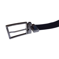 CINTURA UOMO 3 CM DOUBLE FACE IN PELLE ORIONE BELTS ARTIGIANALE MADE IN ITALY - Img 3