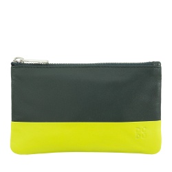 DUDU Astuccio portachiavi colorato in pelle uomo donna formato bustina con zip - Img 2