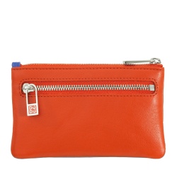 DUDU Astuccio portachiavi colorato in pelle uomo donna formato bustina con zip - Img 3