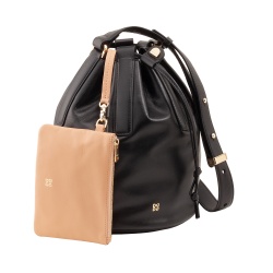 DUDU Borsa a Secchiello Donna in Pelle Grande con Tracolla Regolabile e Chiusura a Coulisse – Borsa Elegante, Spaziosa e Pratica per Uso Quotidiano e Occasioni Speciali - Img 2