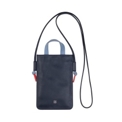 DUDU Marsupio Uomo in Pelle Colorato, Marsupio Elegante Capiente per Viaggio con Tasca Porta Cellulare Smartphone
