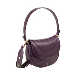 DUDU Borsa a Tracolla Spalla Donna in Pelle Trapuntata, Borsetta Piccola Elegante Imbottita con Patta, Spallina e Tracolla Removibili - Img 3