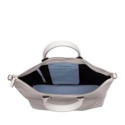 DUDU Borsa a Tracolla Spalla Elegante Donna in Vera Pelle, Borsa a Mano con Due Manici e Cerniera Zip - Img 4