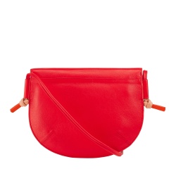 DUDU Borsa Donna a Tracolla con Patta in Vera Pelle, Piccola Borsetta a Spalla con Pattina a Bottone Magnetico, Borsa - Img 2