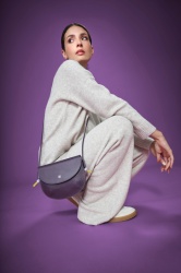 DUDU Borsa Donna a Tracolla con Patta in Vera Pelle, Piccola Borsetta a Spalla con Pattina a Bottone Magnetico, Borsa - Img 7