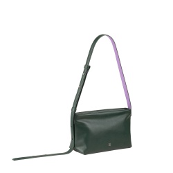 DUDU Borsa Tracolla Piccola Donna in Pelle Morbida, Borsa a Spalla, Chiusura a Cerniera, Borsetta da Sera Elegante Moda Città Fashion - Img 2