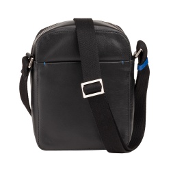 DUDU Borsello Uomo in Vera Pelle Colorato, Borsa a Tracolla Regolabile, Design Piccolo Compatto, Multi Scomparto e Chiusura Zip - Img 2