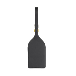 DUDU Etichetta Portanome per Valigia in Vera Pelle, Tag da Bagaglio da Viaggio, Targhetta Porta Indirizzo Anti Smarrimento - Img 2