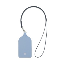 DUDU Porta Badge da Collo in Pelle, con Cordino Staccabile, Porta Pass formato Carta di Credito, Portabadge per Fiere Convegni Ufficio - Img 2