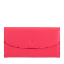 DUDU Portafoglio Donna Grande in Pelle Colorata, Portafoglio Continental, Tasche Porta Carte di Credito, Portamonete con Cerniera