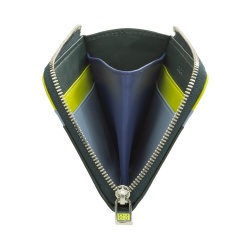 DUDU Portafoglio Uomo in Pelle con Cerniera, Portafogli Donna Piccolo Compatto, Zip Esterna, Porta Monete e Carte Tessere - Img 4