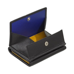 DUDU Portafoglio Uomo Piccolo in Pelle, Portafogli Donna, Design Compatto con Portamonete Porta Banconote e Carte - Img 4