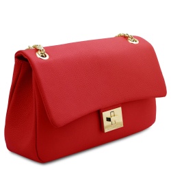 Elettra - Borsa a spalla in pelle morbida - Img 2