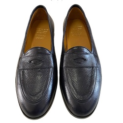 MOCASSINI UOMO IN PELLE DI CERVO CON FIOCCO GAROFALO GIANBATTISTA ARTIGIANALI MADE IN ITALY