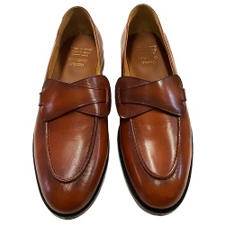 MOCASSINI UOMO IN PELLE DIPINTI A MANO GAROFALO GIANBATTISTA ARTIGIANALI MADE IN ITALY