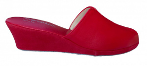 PANTOFOLA DONNA MILLY IN PELLE ARTIGIANALE MADE IN ITALY - Img 5