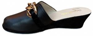 PANTOFOLA DONNA MILLY IN PELLE ARTIGIANALE MADE IN ITALY - Img 6