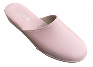 PANTOFOLA DONNA MILLY IN PELLE ARTIGIANALE MADE IN ITALY - Img 2