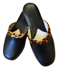 PANTOFOLE DONNA IN PELLE GEDA LINEA LUCIA MADE IN ITALY - Img 6