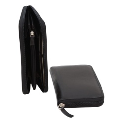 Portafoglio con portamonete interno - nero con RFID - Img 2