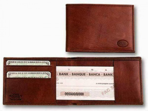 PORTAFOGLIO UOMO IN PELLE CON PORTA ASSEGNI DI BERARDINO