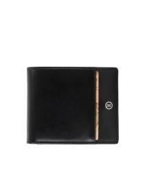 PORTAFOGLIO UOMO PICCOLO IN PELLE CON DETTAGLIO GEO CLASSIC ALVIERO MARTINI 1ᴬ CLASSE