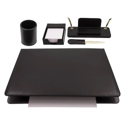 SET UFFICIO DA SCRIVANIA "LORD" 5 PZ CITY TIME IN SCATOLA REGALO
