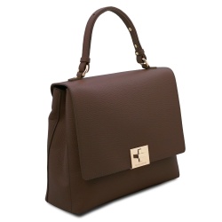 Silene - Borsa a mano in pelle convertibile a zaino - Img 2