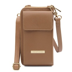 TL Bag - Portafoglio/portacellulare in pelle con tracolla