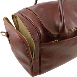 TL Voyager - Borsone viaggio in pelle con tasche laterali - Img 6
