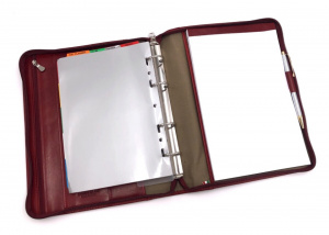 AGENDA ORGANIZER IN PELLE CON ZIP LE ARTI 21x26,5 CM - Img 7