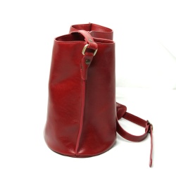 Borsa a tracolla in pelle con rosa rossa in pelle - Img 9