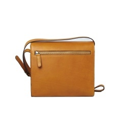 Borsa a tracolla in pelle di vitello-Ocra - Img 5