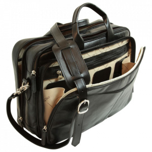 BORSA DA LAVORO IN PELLE OLD ANGLER FIRENZE - Img 5