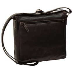 Borsa Messenger in pelle. Nero - Img 2