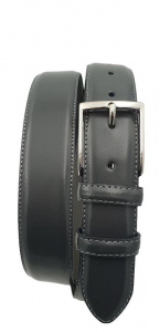 CINTURA UOMO 3,5 CM IN PELLE LUCIDA ORIONE BELTS ARTIGIANALE MADE IN ITALY - Img 2