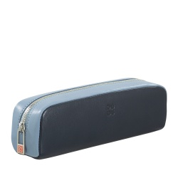 DUDU Astuccio Portapenne in Pelle multicolore Portamatite con Cerniera per Ufficio e Scuola - Img 2