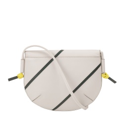DUDU Borsa a Tracolla Donna in Vera Pelle – Borsetta Piccola con Chiusura a Patta Stile Tennis con Tracolla Regolabile e Interno Capiente - Img 2