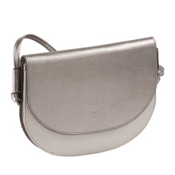 DUDU Borsa a Tracolla Donna Piccola in Pelle, Borsetta Design Sottile Compatta con Chiusura a Bottone, Tracolla Regolabile - Img 3