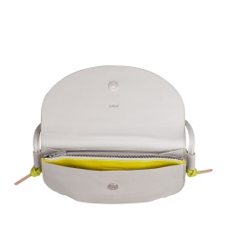 DUDU Borsa Donna a Tracolla con Patta in Vera Pelle, Piccola Borsetta a Spalla con Pattina a Bottone Magnetico, Borsa - Img 5