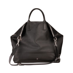 DUDU Borsa Donna Grande Morbida in Pelle, Borsa a Tracolla Capiente con Cinghia Staccabile, Borsa a Mano con Due Manici e Chiusura Zip