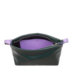 DUDU Borsa Tracolla Piccola Donna in Pelle Morbida, Borsa a Spalla, Chiusura a Cerniera, Borsetta da Sera Elegante Moda Città Fashion - Img 5
