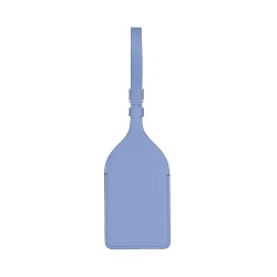 DUDU Etichetta Portanome per Valigia in Vera Pelle, Tag da Bagaglio da Viaggio, Targhetta Porta Indirizzo Anti Smarrimento - Img 2