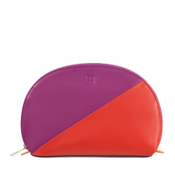 DUDU Pochette Porta Trucchi Make Up in Pelle Da Viaggio Da Borsa con Cerniera Multicolore