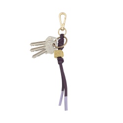 DUDU Portachiavi in Pelle Minimalista, Portachiavi per Uomo Donna con Moschettone e Anello, Design Minimal Compatto Leggero - Img 3