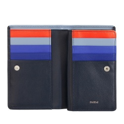 DUDU Portafoglio da Donna Colorato RFID in Pelle Multicolore con Portamonete a Cerniera, Tasche Porta Carte e Tessere - Img 3